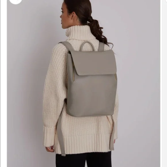 Fabi Vintage Vegan Backpack- Chili Cllour - Picture 6 of 6